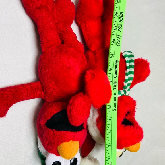 Sesame Street Christmas Elmo Plush Toys 1996 Elmo Plush - Picture 6 of 8